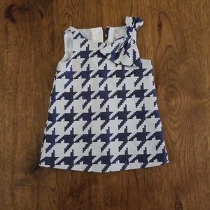 Janie and Jack houndstooth baby dress